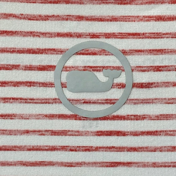 Vineyards Vines Men’s Red & White Stripe Performance Qtr Button Shirt! - Picture 8 of 10